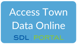 Button that says "Access Town Data Online SDL Portal".